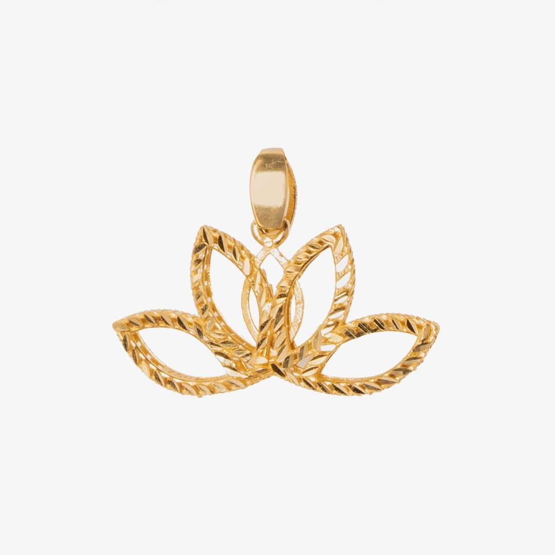 پلاک طلا لوتوس