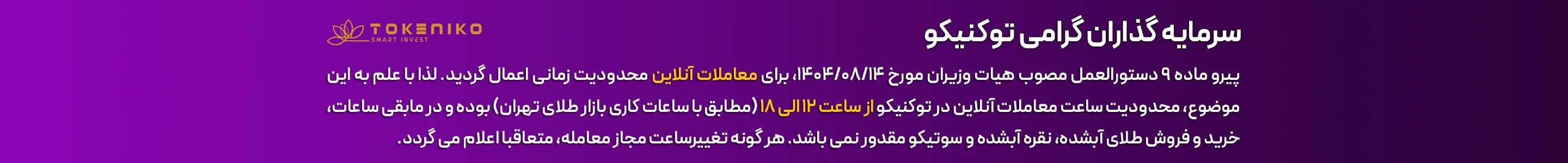 شمش طلا و نقره توکنیکو